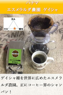 【送料無料】パナマ エスメラルダ 農園 ゲイシャ 500g コーヒー豆 焙煎コーヒー豆 珈琲豆 生豆 焙煎豆 豆粉 豆 ストレート コーヒー 深煎りコーヒー 自家焙煎 珈琲 焙煎 煎りたて 新鮮 中細挽き お取り寄せ 選べる焙煎度合 浅煎り 中煎り 深煎り