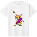 送料無料 tシャツ メンズ レディース 半袖 ポチたま屋 オリジナルキャラ tシャツ 【ちゃちゃ02】 猫シャツ ねこ柄 シャツ かわいい