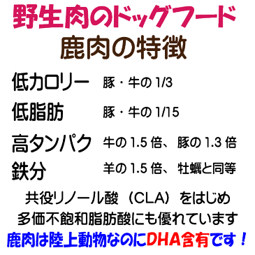 国産 無添加 自然食 健康 こだわり食材 ジビエ ドッグフード 【 愛犬ワンダフル 】 鹿肉 鶏肉 800g お得な 4個セット (普通粒 小粒) 全犬種対応 ドライフード 低カロリー 高たんぱく 低脂肪 食いつき ダイエット シニア犬 涙やけ ドックフード ペットフード 高齢犬 体臭