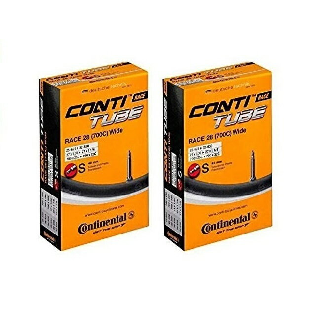 2本セット Continental コンチネンタル チューブ Race28 Wide 700×25-32C 仏式42mm