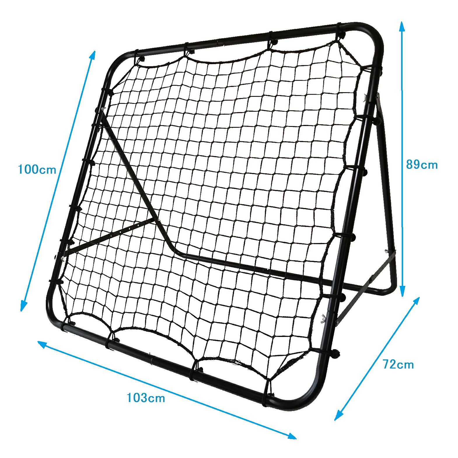 REFREEZE(リフリーズ) リバウンドネット ブラック 室内 屋外兼用 リバウンダー サッカー フットサル 野球 練習 トレーニング 2