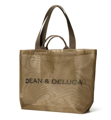 ディーンアンドデルーカ メッシュトートバッグ ゴールド Lサイズ 2024 DEAN&DELUCAのサムネイル