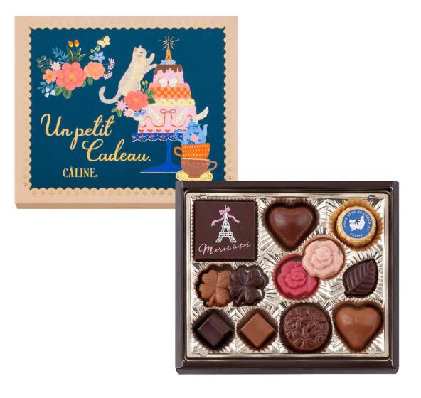 【2025】人気商品 モロゾフ カリーヌ (フローラル)12個入り CALINE バレンタイン手提げ袋付き バレンタイン チョコ お菓子 ギフトのサムネイル