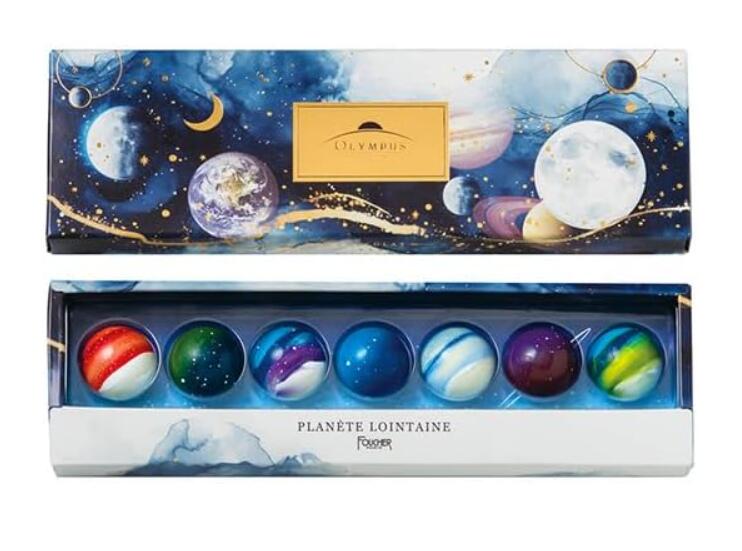 【2025】 フーシェ オリンポス　遥かなるエトワール (7個入)惑星 チョコ ショップ袋付き バレンタイン ホワイトデー ギフト