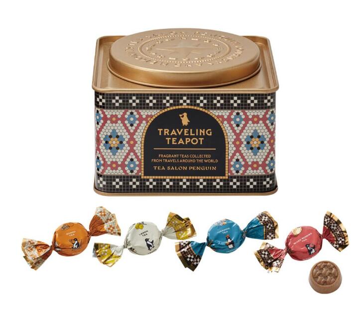 モロゾフ 喫茶ペンギン 旅するティーポット 12個入 バレンタイン チョコ