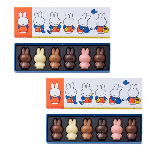 【2026】【ディック・ブルーナ by モロ ゾフ 】 モロゾフ ミッフィー プレーンチョコレート(6個入) バレンタインチョコレート 手提げ袋つき プレゼントの商品画像