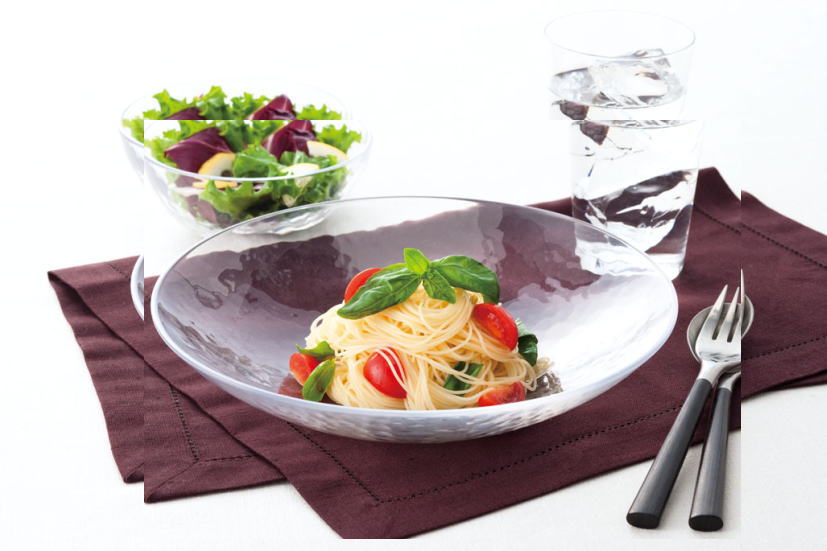 Rakuten - グラシュー　ガラスボール23　【パスタ　めん皿　多様皿　家庭用　東洋佐々木ガラス】