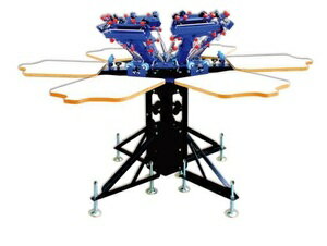 六色6台スクリーン印刷機 1個