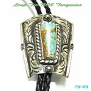 ループタイ ターコイズ BOLO TIE【受注製作】bolo tie ナンバーエイト ネバダ産出 一生もの レア トルコ石 唐草模様 ハンドメイド シルバー 9...