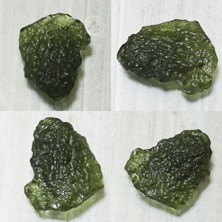 モルダバイト 原石 フェザーネックレス シルバ...の紹介画像3