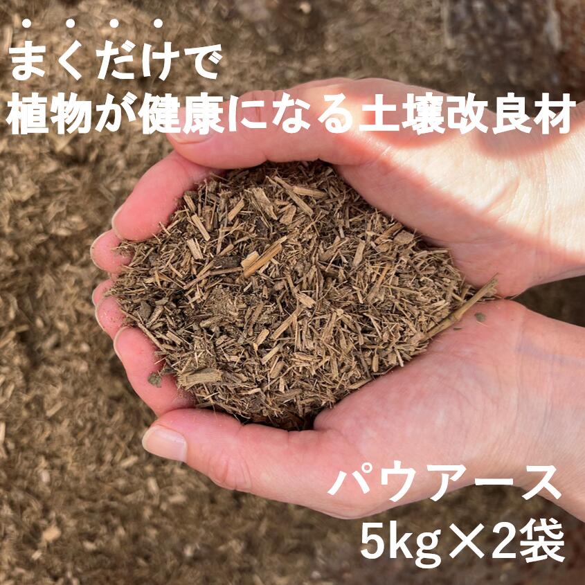 パウアース 竹パウダー 2袋セット！植物活力剤 活力剤 培養土 発酵熟成 堆肥 竹チップ 家庭菜園 土壌改良 観葉植物