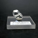 スイス産 アルペンクォーツ 結晶原石 両剣水晶 トップクォリティ 4.5ct アルプス山脈 虹入り ダブルポイント アクリル台座付き
