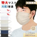 夏SALE★2個で5%OFF\大顔向け/マスク 冷感 大きいサイズ 不織布 大きめ マスク 立体 プリーツ メンズ バイカラーマスク 特大 男性用 30枚 使い捨てマスク 大顔 ゆったり 息しやすい 耳が痛くならない 夏 3層 99%カット 飛沫防止 ウイルス/風邪 花粉対策 抗菌通気 バイク