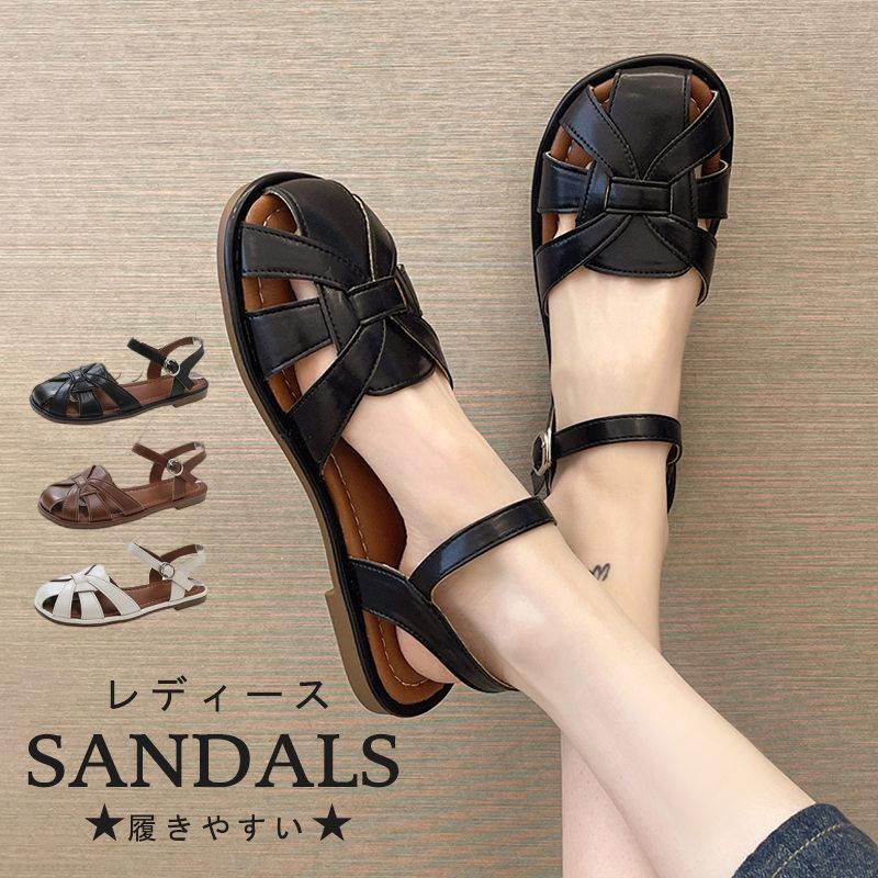 ■商品詳細:●カラー:/ブラック/オフホワイト/ブラウン●サイズ:/22.5/23/23.5/24/24.5/25●素材:PU、合成底■商品説明◎涼しげな、リラックスムード満点のナチュラルサンダル！◎足長効果バツグン!安定感があり長時間のお出かけにもオススメ。◎軽くて柔らかい素材を使っており、運動の時にも快適感と安定感のある履き心地を実現。★キーワード:クロスライン 静音 オフィスサンダル ローヒール ストラップサンダル ソフト 涼しい パンジー 婦人靴 軽量 マジックテープ 美脚 ぺたんこ 美脚靴 滑り止め ミュール パンプス 歩きやすい スリッパ シンプル クッション アウトドア トラベル 外遊び おしゃれ グルカサンダル 厚底サンダル 編み込み フラット 韓国風 カジュアル 春夏 20代 30代 ペタンコ 走れる 甲高 甲低 メッシュ 編み上げ ウェッジソール 大人 上品 合皮 合成皮革 軽い シューズ かわいい 可愛い ベルトデザイン サマーシューズ 楽なサンダル ふんわりした 大 疲れにくい