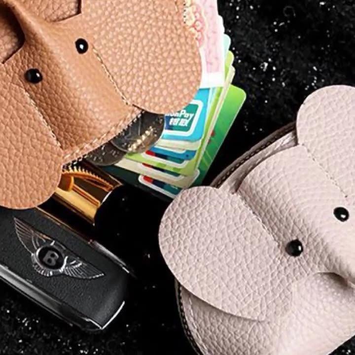 コインケース 小銭入れ 財布 ウォレット ゾウ 象 ファスナー ミニ財布 ユニーク かわいい おしゃれ 持ち歩き