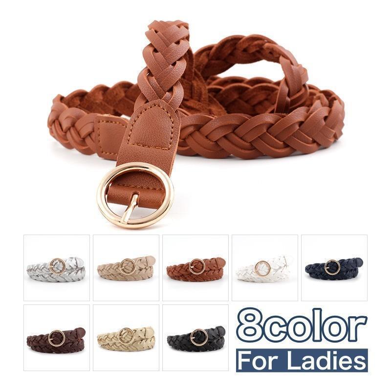 ベルト メッシュベルト 細ベルト レディース 女性 編み込み フェイクレザー レザー調 細め カジュアルベルト ファッションベルト シンプル お洒落