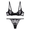 ブラジャー ショーツTバックセット Tバック ブラジャー シースルー ショーツ シームレスブラジャー 下着女性 上下セット