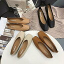 バブーシュタイプのフラットパンプスオールシーズンOKバレエシューズ パンプス シューズ レディース フラットサンダル靴 歩きやすい美脚靴シューズ