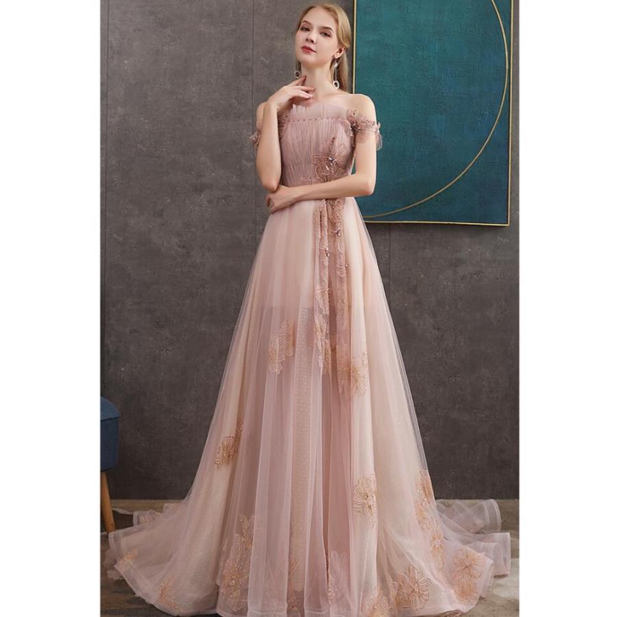 高級感 上品 パーティードレス ナイトドレス ウエディングドレス ステージ衣装 二次会 結婚式 ロングド..