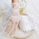 ウェディング グローブ ホワイト 花嫁 結婚式 披露宴 二次会 手作リ ウェディングドレス プリンセスドレス 手袋 glove 飾り物 ブライダル用 ショート