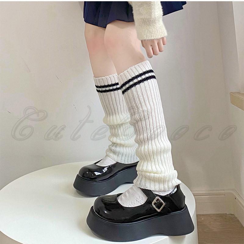 レッグウォーマー レディース ルーズソックス 冷えとり靴下 2足組 高校生 制服 定番 冷え対策 防寒 暖かい シンポル 秋冬 きれい おしゃれ父の日 3