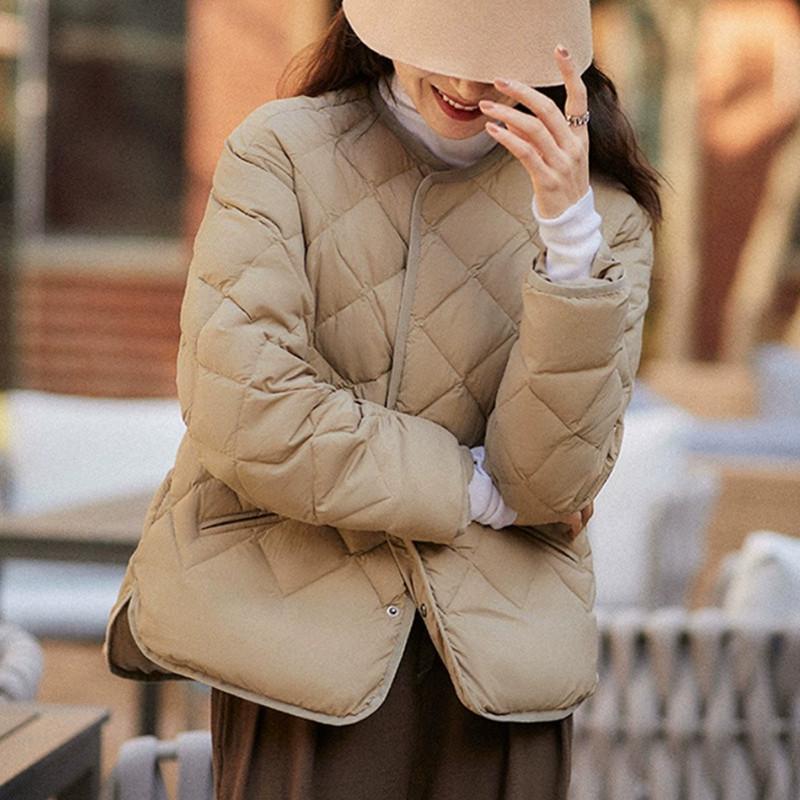 ウルトラライト ダウンジャケット レディース ライトダウン 暖かい 軽量 防風 防寒 ダウンコート イン..