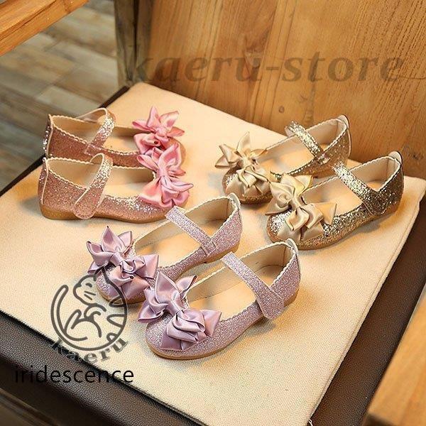 子供靴 フォマールシューズ 女の子 靴 パンプス 結婚式 ピアノ 発表会 サンダル プリンセス 子ども靴 ..