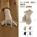 手袋 レディース 五本指 指出し スマホ対応 裏起毛 ハンドウォーマー グローブ 暖かい 秋冬 防寒対策 手荒れ シンプル 指穴 きれいめ おしゃれ