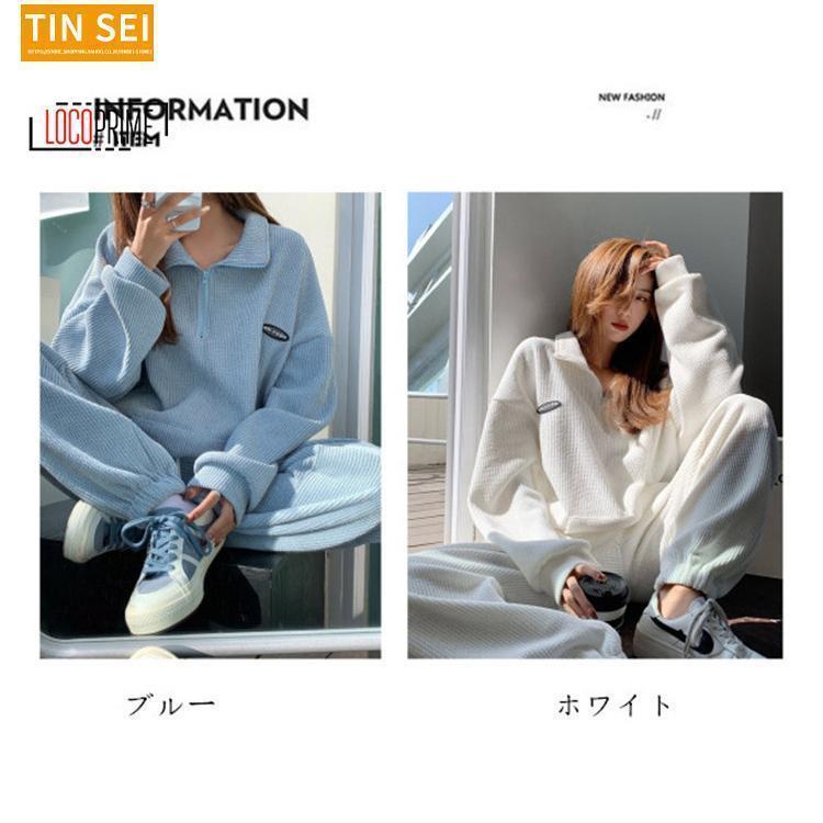 セットアップ レディース スウェット ジャージ 上下2点セット 秋服 大きいサイズ ...