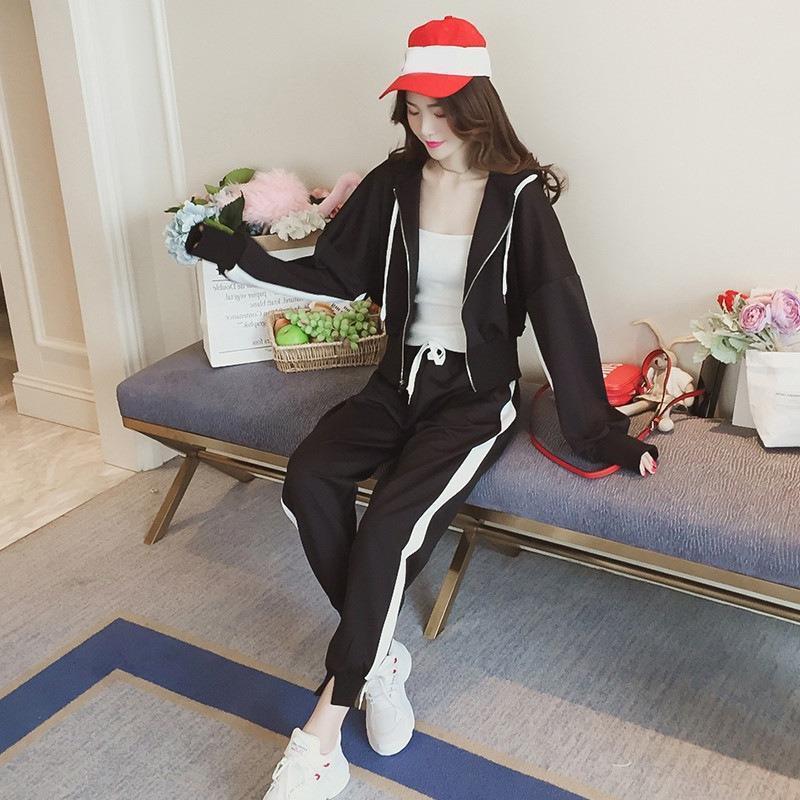 ジャージ 上下セット レディース スウェット フード付き 2点セット 長袖 トレーナー ロングパンツ パーカー 運動服 部屋着 おしやれ 着痩せ 春秋