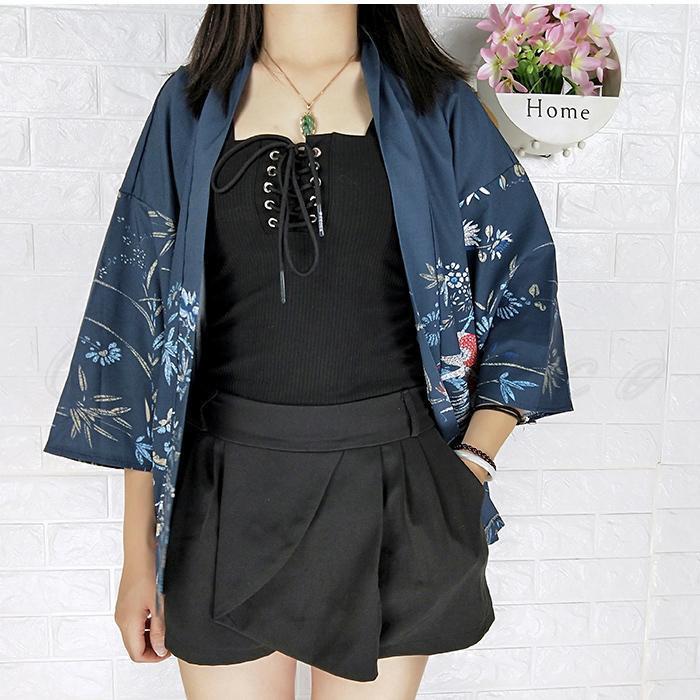 羽織 レディース カーディガン UVカット 七分袖 花柄 トップス アウター 着物 浴衣 和風 和服 花火大会 女性用 薄手 きれいめ おしゃれ