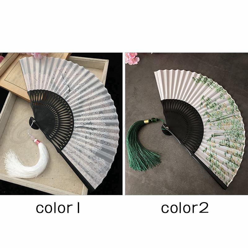 扇子 レディース メンズ ハンドファン 折りたたみ 竹製 フリンジ 古典風 涼しい 飾り ギフト 猛暑対策 男女兼用 夏物 21年夏新作 きれいめ おしゃれ父の日
