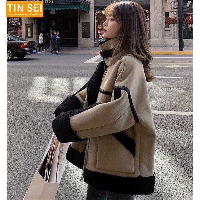 ムートンコート オーバーコート レディース ライダース ボアコート ムートン アウター 厚手 暖かい 保温 ボア 裏ボア ブルゾン カジュアル 羽織り