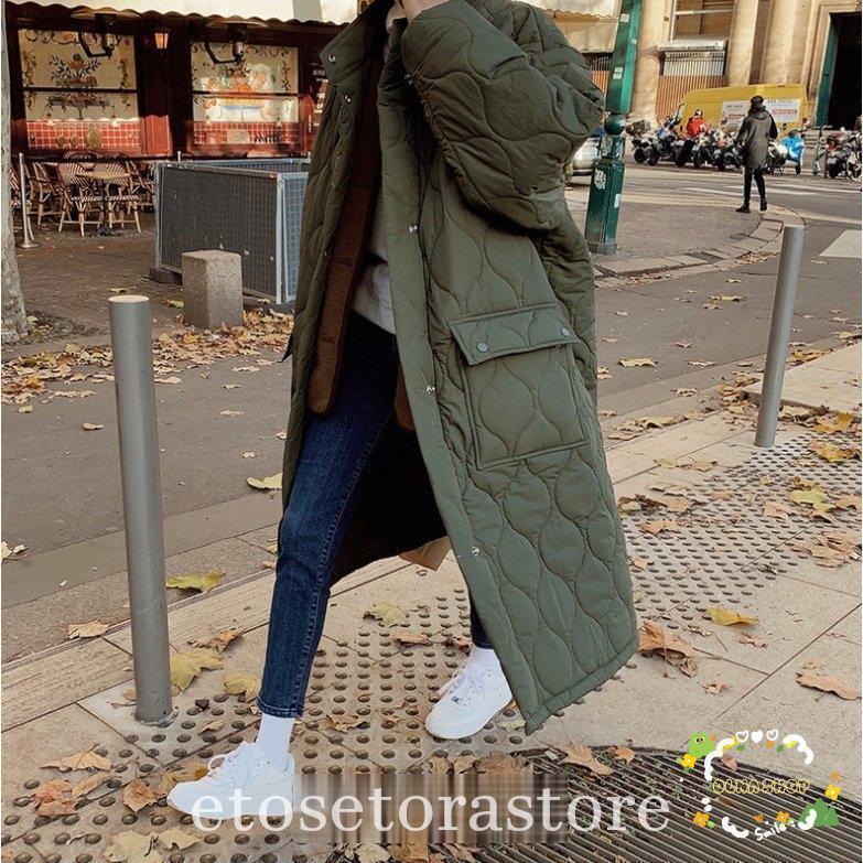 キルティングコート レディース 秋 冬 キルティング コート アウター 中綿 ロングコート 中綿 ベンチコート キルト 大きいサイズ