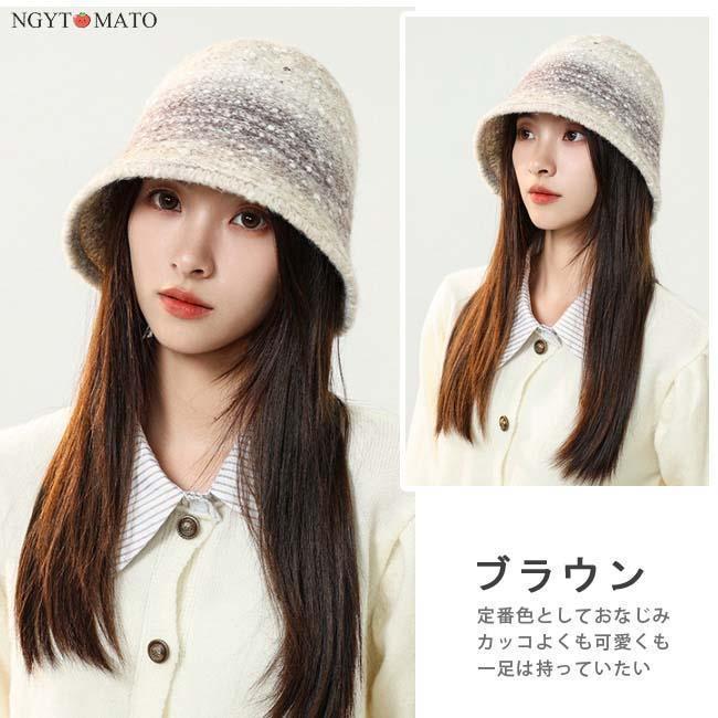 パワフル55ショップのバケットハット レディース 冬 帽子 ボアバケットハット フェイクファー 帽子 小顔効果 もこもこ ふわふわ アウトドア 防寒着 韓国風 おしゃれ 可愛い ギフト老人の日｜アングル3