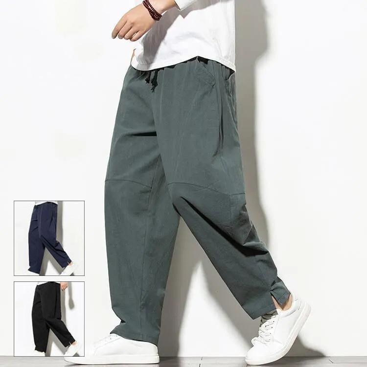 ジョガーパンツ メンズ テーパードパンツ カジュアル ゆったり チノパン サルエル...