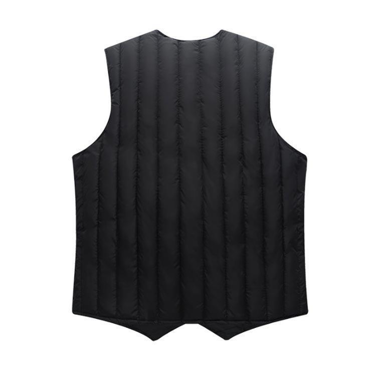 インナーダウン ベスト 中綿ベスト メンズ 軽量 防寒 Vネック インナーダウンベスト 軽い ベスト インナー ショート丈 アウター ショートベスト