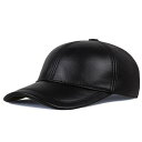 羊革 野球帽 ワークキャップ 本革 レザー LEATHER キャスケット 帽子 メンズ レザー帽子 メンズキャップ 防寒 暖かい 春秋冬 ゴルフ