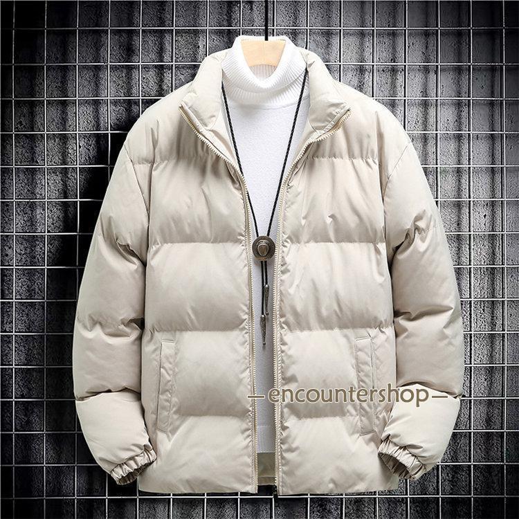中綿 メンズ 防寒 厚手 軽い ハイネック 中綿ダウン アウター あったか 冬服 お兄...