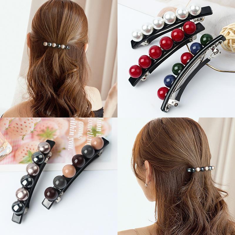 バレッタ レディース ヘアアクセサリー 女性 婦人 髪留め 髪飾り ハーフアップ きれい かわいい 落ち着きのある 大人女子 上品 高級感父の日 2
