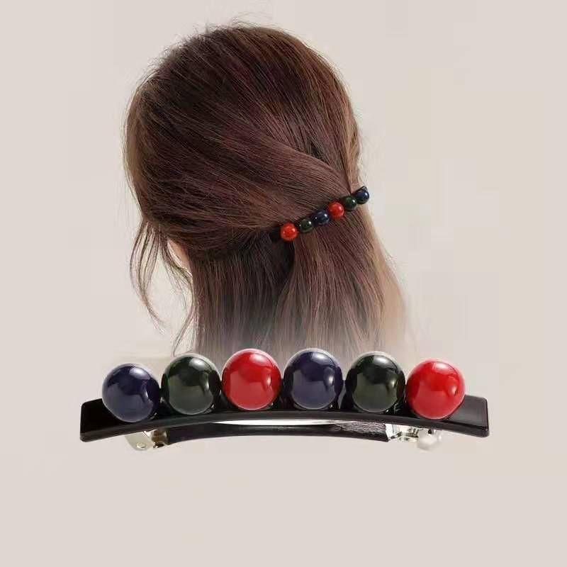 バレッタ レディース ヘアアクセサリー 女性 婦人 髪留め 髪飾り ハーフアップ きれい かわいい 落ち着きのある 大人女子 上品 高級感父の日 3