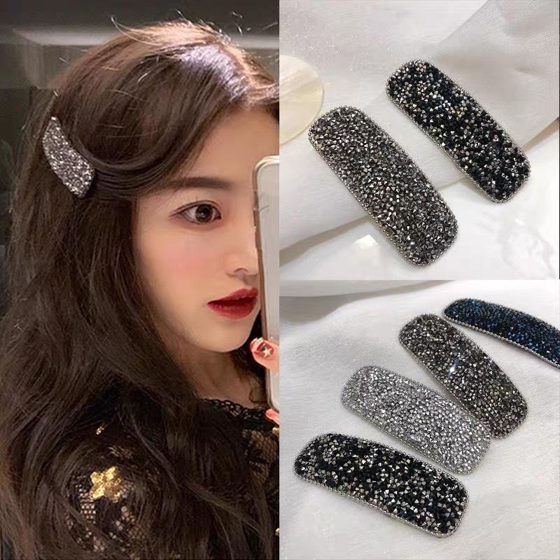 パッチン留め ヘアピン レディース 女性 ヘアアクセサリー 髪留め 髪飾り スクエア...