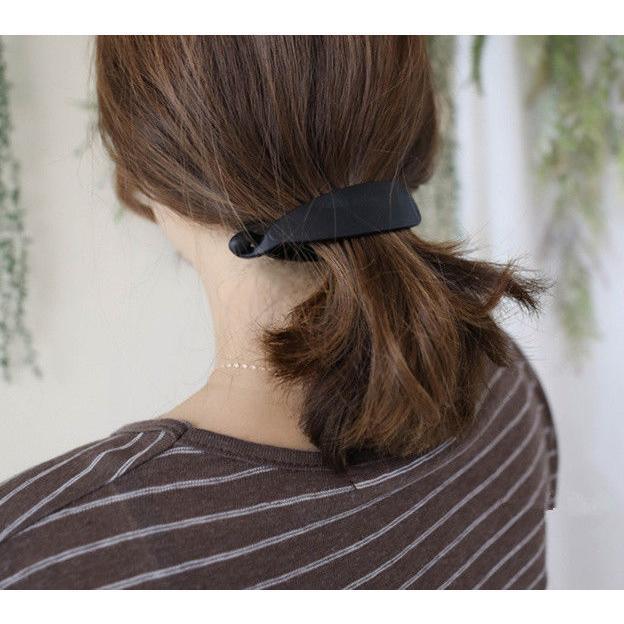 ヘアクリップ バナナクリップ 髪留め ヘアアクセリー まとめ髪 レディース 女性 シ...
