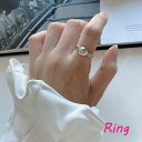 指輪 オープンリング レディース 女性 アクセサリー シルバー925 かわいい おしゃれ フリーサイズ 調節可能 ビンテージ風 ギフト プレゼント 雑