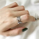 指輪 リング アクセサリー レディース 女性用 シルバーカラー リーフ 葉 調整可能 かわいい おしゃれ シンプル ギフト 記念日 誕生日 プレゼント