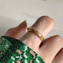 指輪 リング レディース 女性用 アクセサリー 重ね付け風 シルバー ゴールドカラー シンプル 上品 かわいい おしゃれ ギフト プレゼント