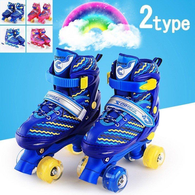 インラインスケートローラースケートプロテクターPUるフィットネス靴プレゼントクリスマス子供用誕生日..