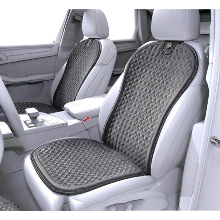 パワフル55ショップの【2セット】【運転席＋助手席】シートカバー 車 ゲルクッション 冷感 涼感 車用 シートカバー クッション ジェルクッション 冷感 座布団 大きめ 無老人の日｜アングル3