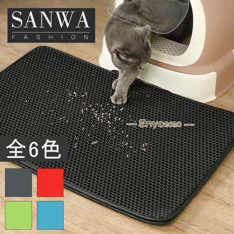 猫砂パッド ペット 猫マット製品　猫トイレマット 飛び散り防止 滑り止めマット 脱臭 抗菌 ネコ砂 猫用..