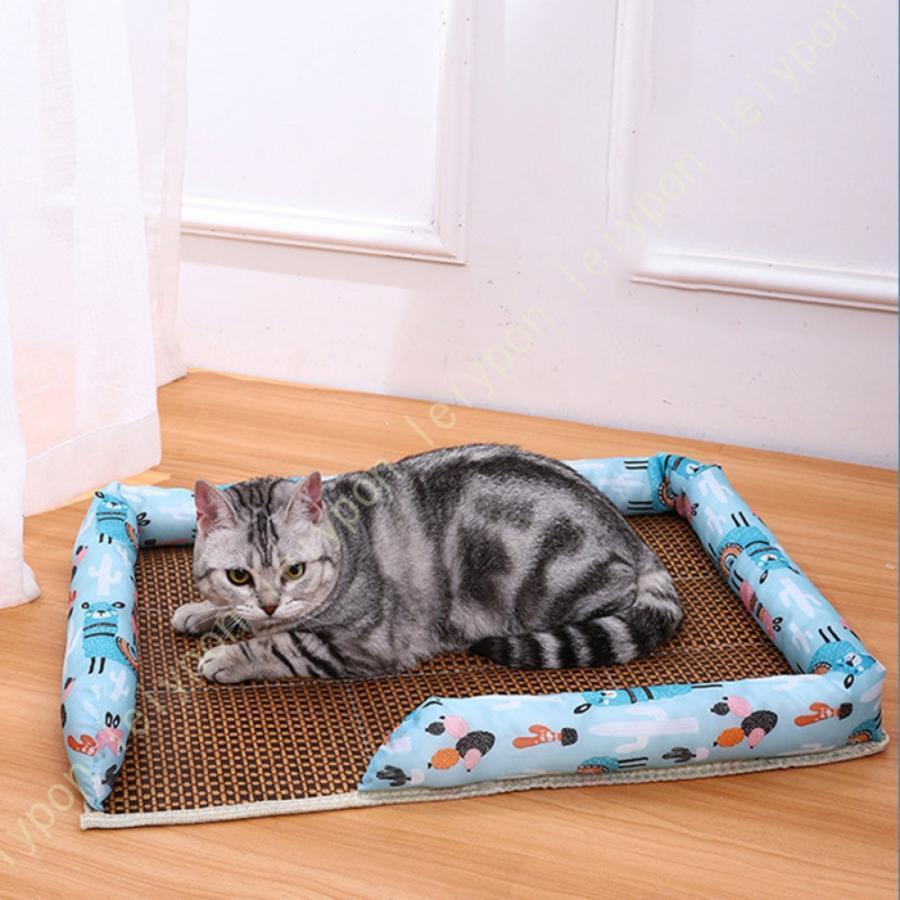 Rakuten - 犬 ベッド ペットベッド 夏用 ペットソファー ペットクッション 枕付き クッション性 高反発 ふわふわ もこもこ 寒さ対策 高齢犬 子犬 猫 多頭飼い父の日